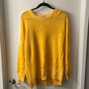 NWT yellow knit sweater